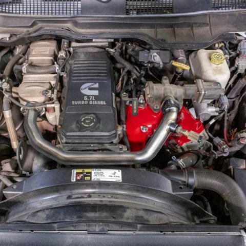 Banks Power 07.5-12 Ram Cab Chassis 6.7L Diesel Monster-Ram Intake System w/Fuel Line - Natural