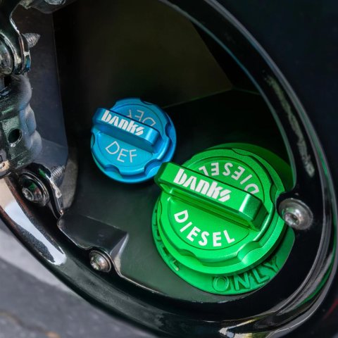 Banks Power 13-18 RAM 1500 Billet Diesel and DEF Fuel Cap