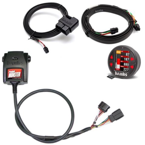 Banks Power Pedal Monster Kit Sumitomo TS 025 Sealed Series 6-Way With iDash Data Pro