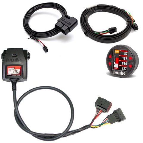 Banks Power Pedal Monster Kit TE Connectivity MT2 6 Way With iDash Pro