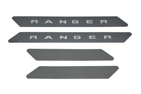 Putco 19-20 Ford Ranger SuperCrew (4pcs) Black Platinum Door Sills