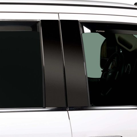Putco 2020 Silv/Sierra HD 2500/3500 - Crew Cab / Dbl Cab (6pcs) Black Platinum Pillar Posts Classic
