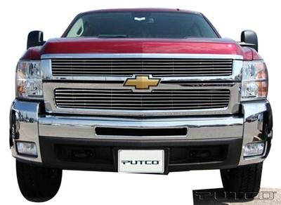 Putco 07-10 GMC Sierra HD Boss Shadow Billet Grilles