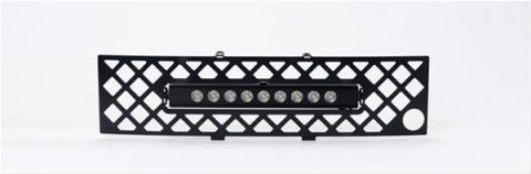 Putco 11-14 Ford F-150 EcoBoost SS Black Diamond Bumper Grille Insert w/ 10in Luminix Light Bar