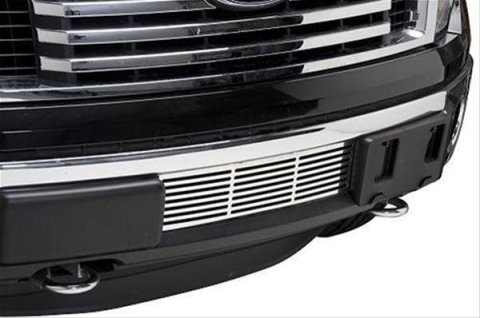 Putco 11-14 Ford F-150 - EcoBoost Grille - Stainless Steel - Bar Design Bumper Grille Inserts