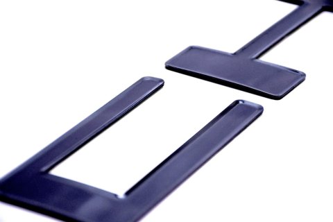 Putco 2020 Chevy Silv 2500/3500 Blk Platinum Tailgate Letters - CHEVROLET - Stamped Version