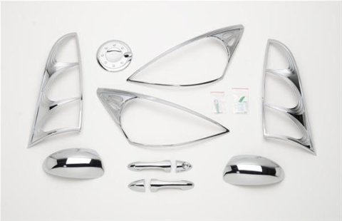 Putco 00-04 Ford Focus (2 Door) DH/MC/TL/HL/FTC Chrome Trim Accessory Kits