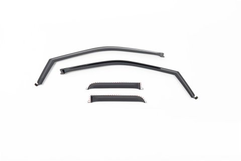 Putco 16-20 Nissan Titan Crew Cab (Set of 2) Front Only Element Tinted Window Visors