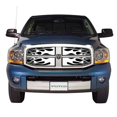 Putco 06-08 Ram 1500/2500/3500- Replacement Flaming Inferno Stainless Steel Grille