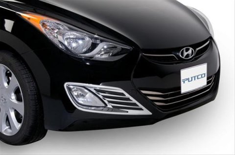 Putco 11-14 Hyundai Avante MD Fog Lamp Overlays & Rings