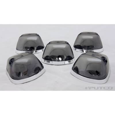 Putco 94-98 RAM - Ion Chrome - 5pc Kit (Amber) LED Roof Lamps (Replacement)