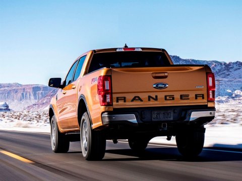 Putco 19-20 Ford Ranger - Black Platinum Tailgate Letters RANGER