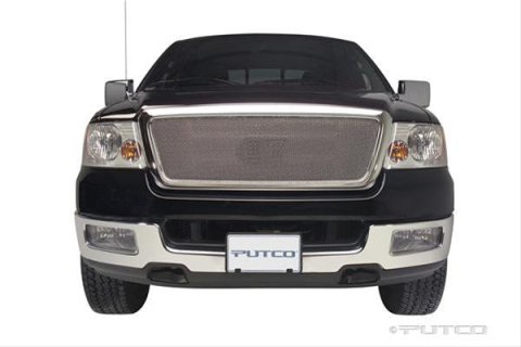 Putco 04-08 Ford F-150 LD Honeycomb (Excl Heritage)(Covering Logo) - Bolt on Liquid Mesh Grilles