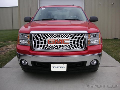Putco 07-10 GMC Sierra HD Liquid Spider Web Grilles