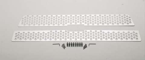 Putco 01-02 Chevrolet Silverado HD Punch Stainless Steel Grilles