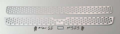 Putco 01-02 Chevrolet Silverado LD Punch Stainless Steel Grilles