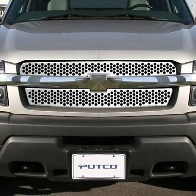 Putco 02-06 Chevrolet Avalanche w/Body Cladding Punch Stainless Steel Grilles