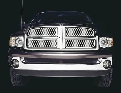 Putco 04-06 Dodge Durango Punch Stainless Steel Grilles
