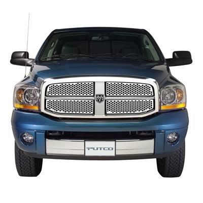 Putco 06-08 Ram 1500/2500/3500 - Replacement Punch Stainless Steel Grilles