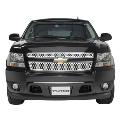 Putco 07-14 Chevrolet Tahoe / Suburban / Avalanche Punch Stainless Steel Grilles