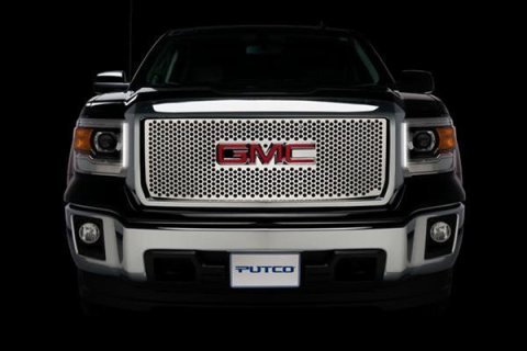Putco 14-15 GMC Sierra LD (Does not Fit Denali Model) Punch Stainless Steel Grilles