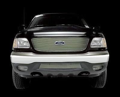 Putco 04-08 Ford F-150 Shadow Billet (Bar Grille) w/ Logo CutOut (6-pcs / Does not Cover Bumper)