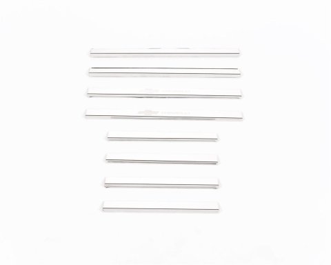 Putco 14-18 Chevy Silv LD - Crew Cab w/ CHEVROLET Etching (8pcs) SS Door Sills