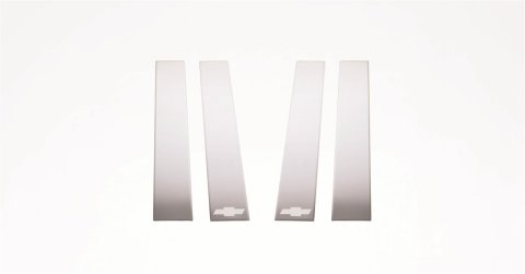 Putco 14-18 Chevy Silv LD - Fits Double Cab/Crew Cab - 4pcs SS Pillar Posts