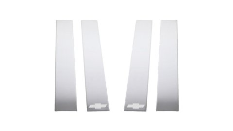 Putco 2020 GMC Sierra HD - GMC Etching - Crew Cab / Double Cab (6pcs) SS Pillar Posts