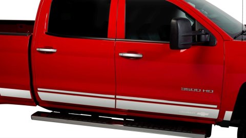 Putco 07-14 Chevrolet Suburban - 4.75in Wide (8pcs) SS Rocker Panels