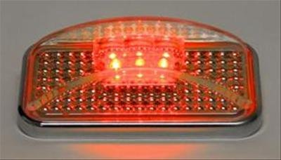 Putco Universal Side Marker - Red LED w/Ion Chrome Lens Universal Side Markers