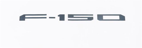 Putco 2021 Ford F-150 Ford Lettering (Cut Letters/Black Platinum) Tailgate Emblems