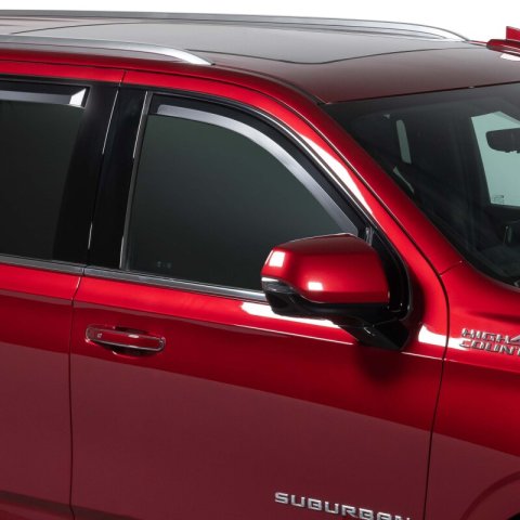 Putco 20-21 Jeep Gladiator - (Set of 2) Element Matte Black Window Visors (Front Only)