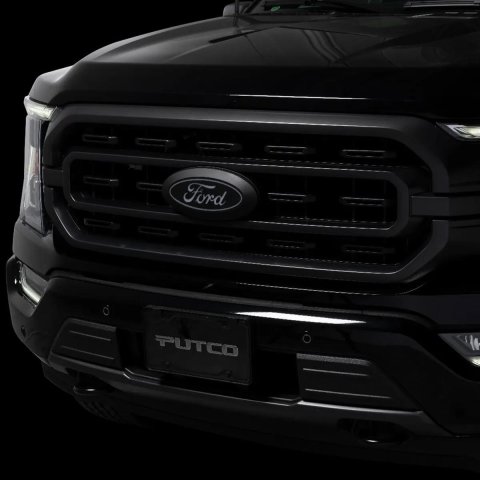 Putco 21-22 Ford F-150 Front Luminix Ford LED Emblem - w/ Camera CutOut