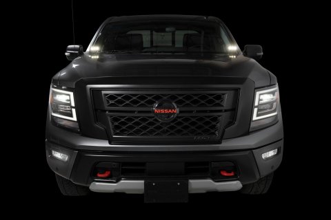 Putco 16-22 Nissan Titan Luminix Hood Brackets (Works w/ Luminix Block Lamps PN 10004 or 10007)