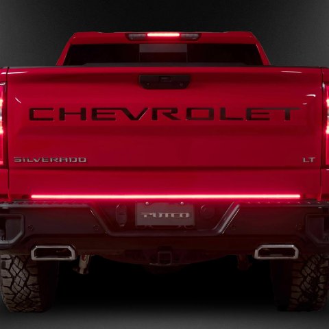 Putco 23-24 Chevrolet Colorado 48In Direct Fit Red Blade Kit Tailgate Bars