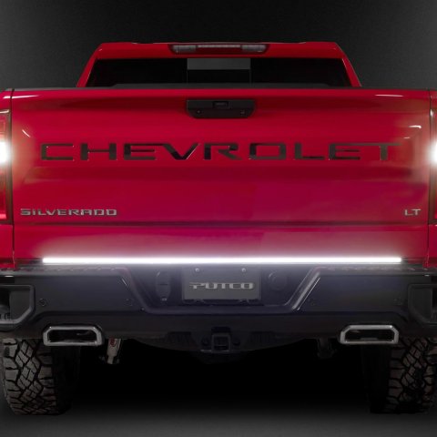 Putco 23-24 GMC Canyon 48In Direct Fit Red Blade Kit Tailgate Bars
