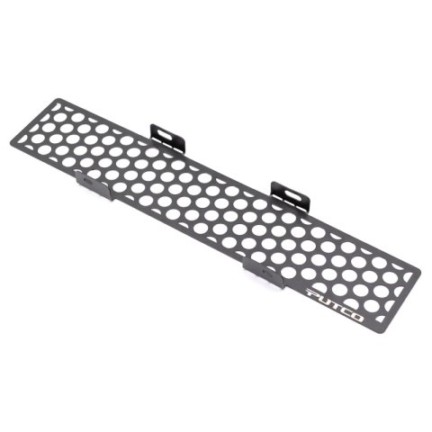 Putco 23-24 Ford F250/F350 Super Duty Punch Design Bumper Grille Inserts - Black Powdercoated