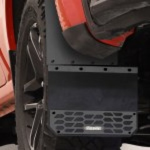 Putco 19-25 Chevrolet Silverado LD / GMC Sierra LD (Front) - Set of 2 Mud Skins - Solid Black