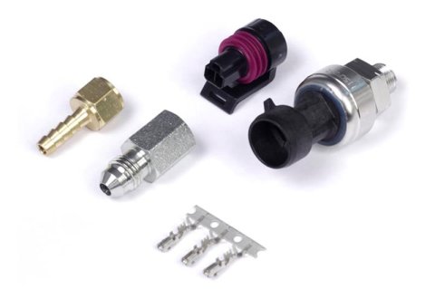 Haltech 7 Bar TI MAP Sensor 1/8 NPT w/Plug & Pins/-4 AN & 5mm Hosetail Adaptors
