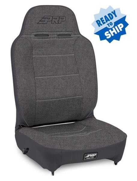 PRP Enduro High Back Reclining Suspension Seat (Driver Side) - All Grey