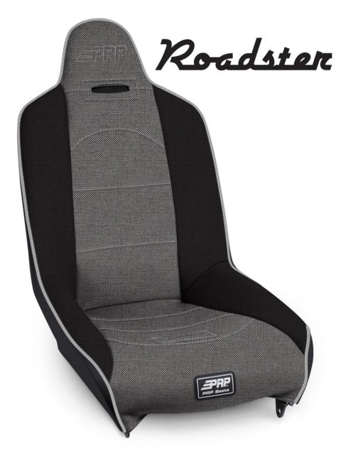 PRP Roadster High Back Suspension Seat - All Grey