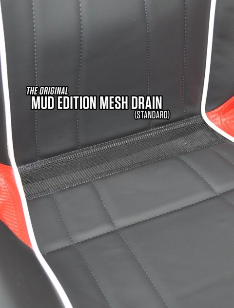PRP GT/S.E. Rear Suspension Seat- Black/Red