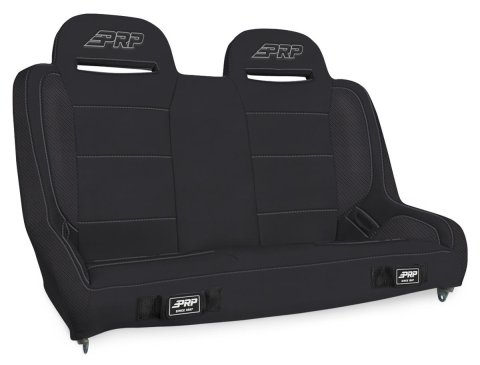 PRP Jeep Wrangler JKU/JLU Elite Series Rear Bench- Black Vinyl
