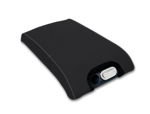 PRP 10-14 Ford Raptor Center Console Cover- Black with Silver Stitch