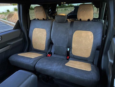 PRP 2021+ Ford Bronco 4 Door Rear Bench Cover - All Black