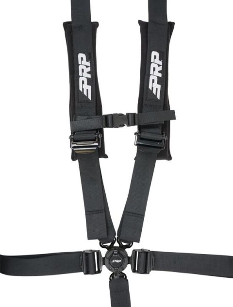 PRP 5.2 Cam-Lock Harness w/ Ratchet Lap Belt - Black