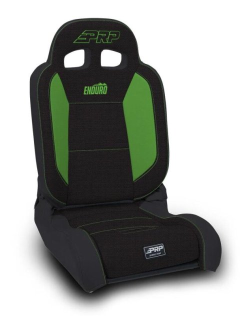 PRP EnduroDaily Reclining Suspension Seat - Black/Green Tweed - Passenger