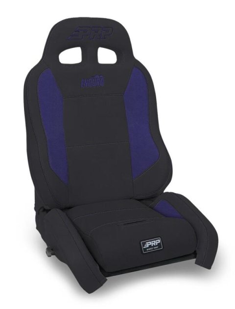 PRP EnduroCrawl Reclining Suspension Seat - Black/Purple Vinyl - Passenger