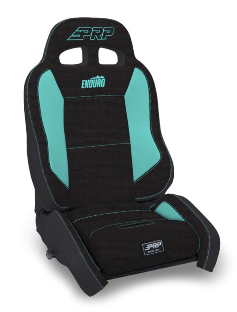 PRP EnduroCrawl Reclining Suspension Seat - Black/Teal Tweed - Driver
